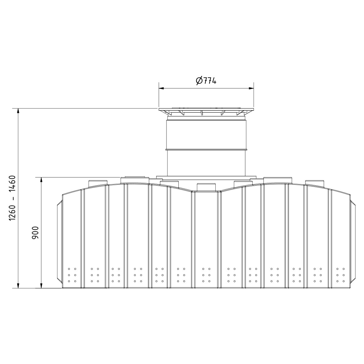 AQa-Line-Sicker-Flachtank-4000-L-oF-Dom-kurz-200-kg-FS-41-0001-vorne